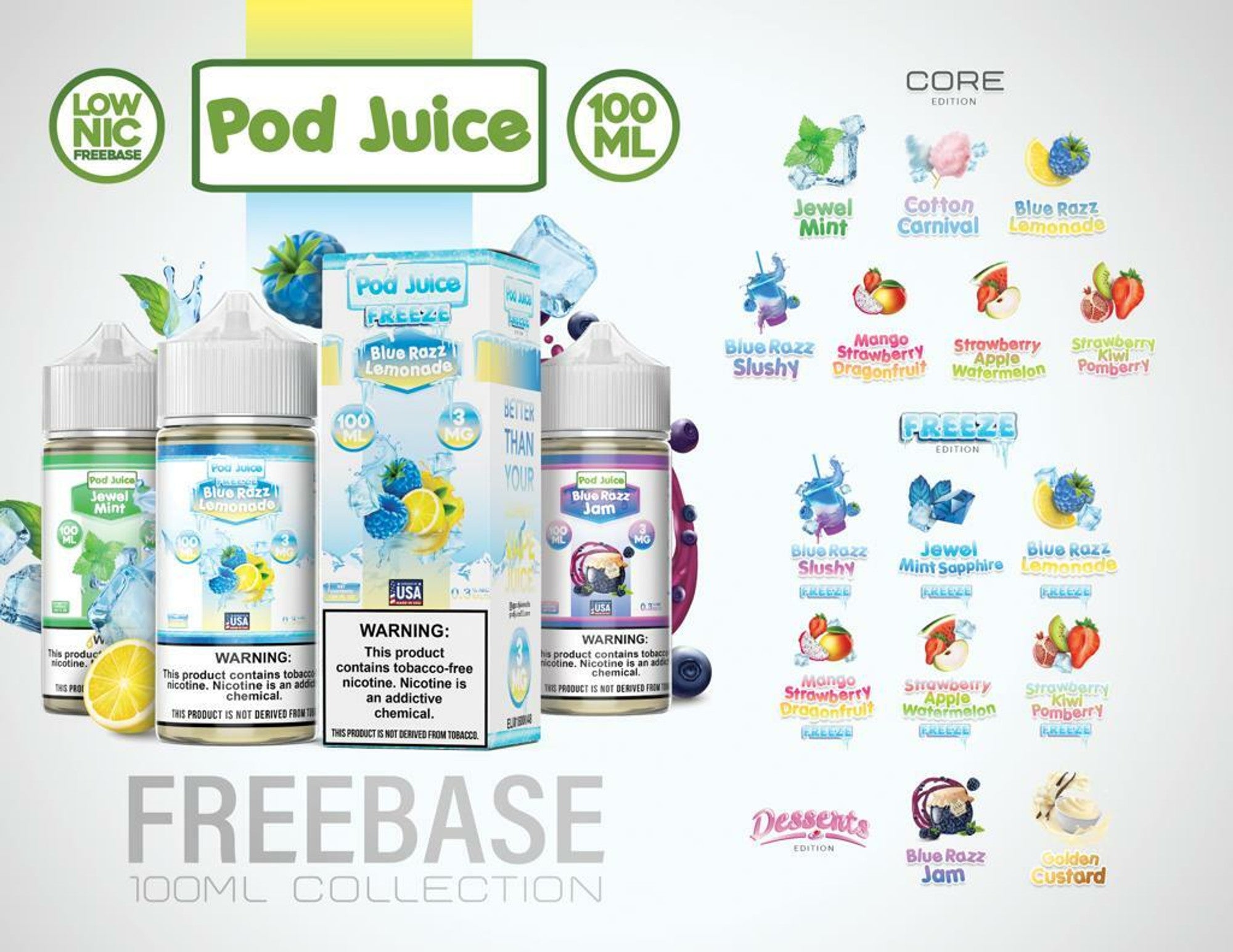 Pod Juice 100mL – E-Juice Corner | Buy Vape Juice, E-Liquids & Disposables