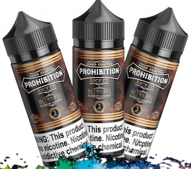 Prohibition Juice Co. 100ml Ejuice (3 bottle deal)