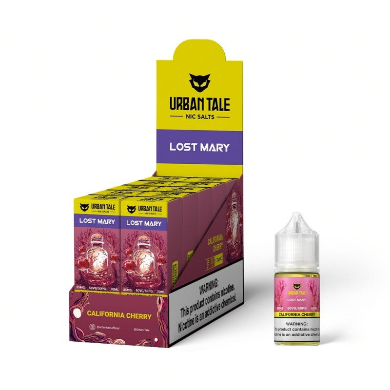 Urban Tale Salt by Lost Mary - California Cherry 30mL