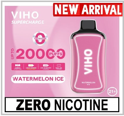 VIHO Supercharge 20K Disposable 0% NICOTINE FREE