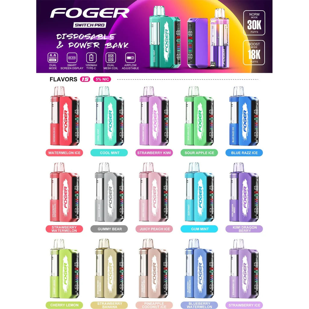 Foger Switch Pro 30K Disposable (box of 5 disposable kit)